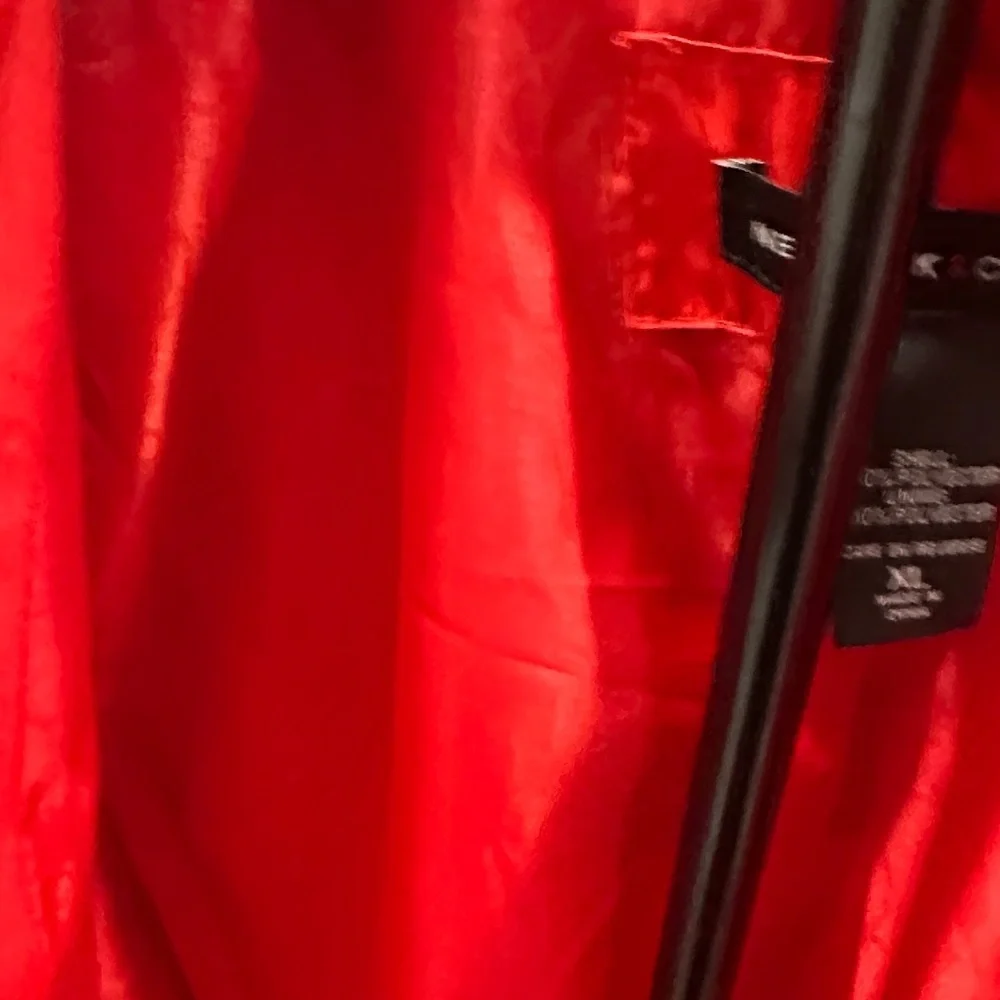 New York & Company Short Red Trench Coat - Picture 7 of 14